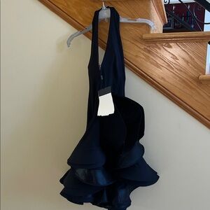 ZYM Dance Dress Size Large Black New With Tag